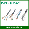 Solid ftp cat5e lan cable 4pr 24awg